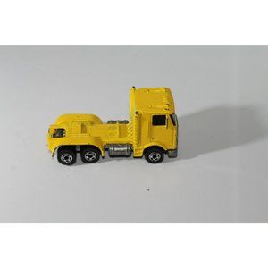 Lot #18 HotWheels Matchbox Car 1986 Yellow Semi No Trailer